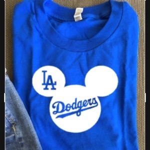 LA Dodgers Baseball ⚾️💙 Mickey Mouse Disney Shirt, Adult Unisex, Men or Women